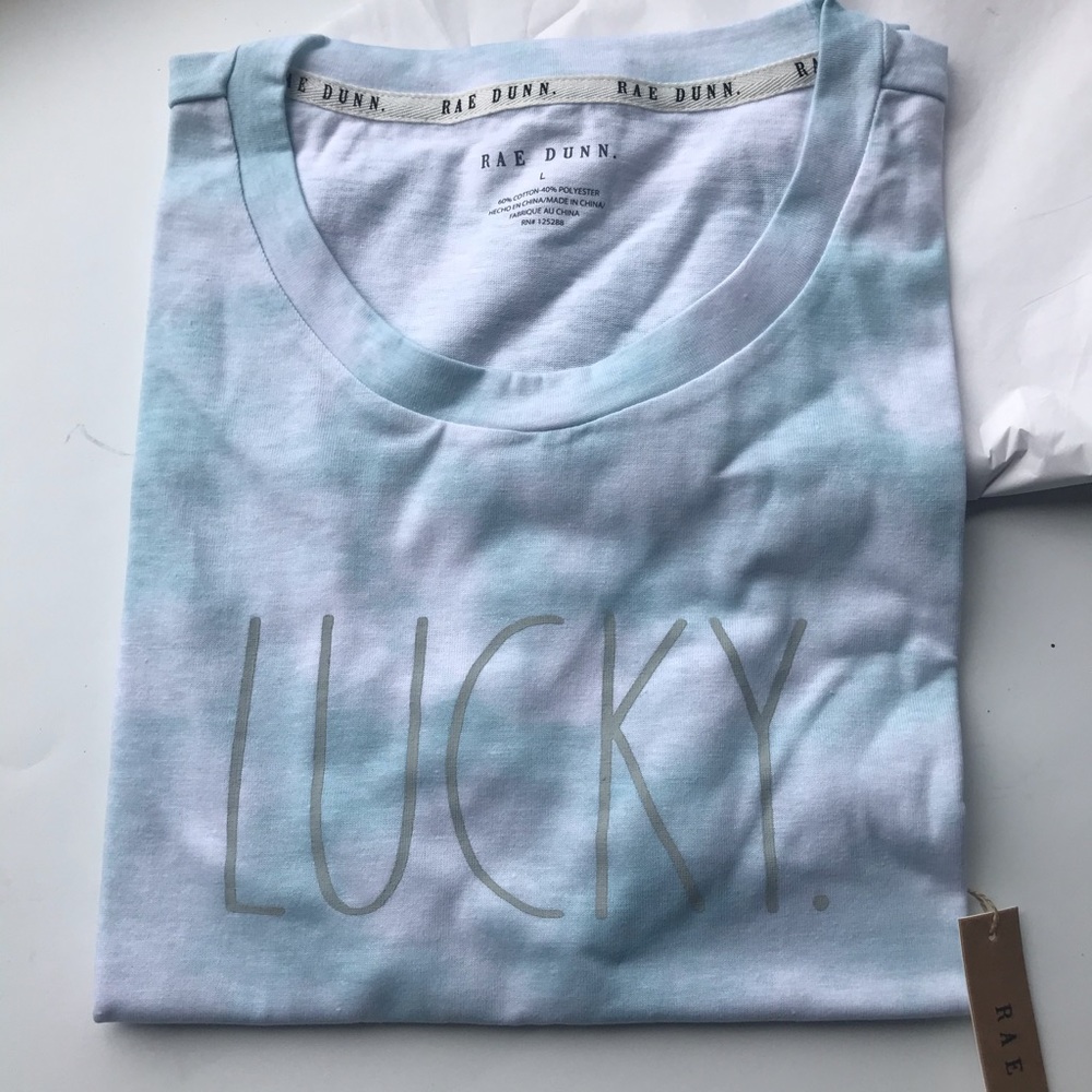 RAE DUNN LUCKY TEE